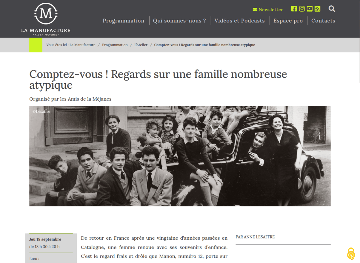 Bandeau supérieur, titre, visuel en bandeau et début du texte